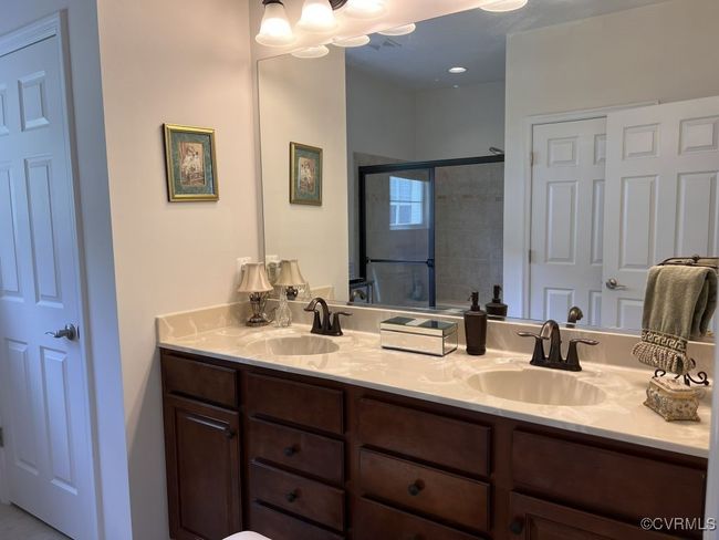 Bathroom with walk in shower and vanity | Image 34