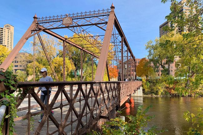 Merriam Street Bridge Connecting Nicollet Island & Main Street | Image 63