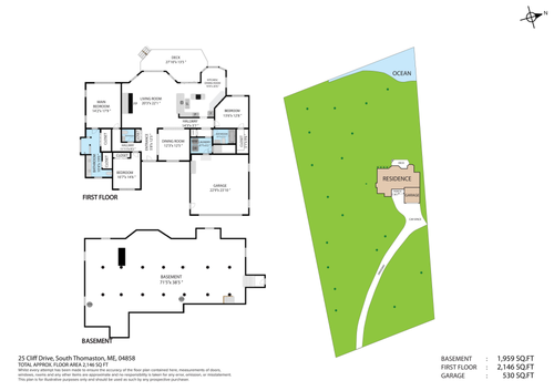 25 Cliff Dr, South Thomaston, ME, 04858-3135 | Card Image