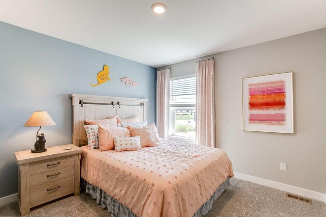 Fourth bedroom upstairs shown. Photo of model home, color & options may vary. | Image 22