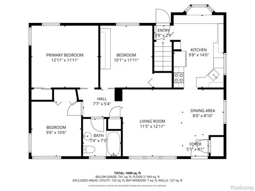 3500 Bridge St, Trenton, MI, 48183-3558 | Card Image