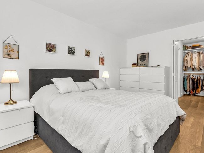 Bedroom with light wood-style flooring, a spacious closet, and a closet | Image 21