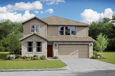 Stunning Zambezi II design by K. Hovnanian Homes with elevation RA in beautiful Cypress Point. (*Artist rendering used for illustration purposes only.) | Image 1