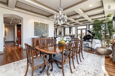 Dining space and kitchen entry area. | Image 3