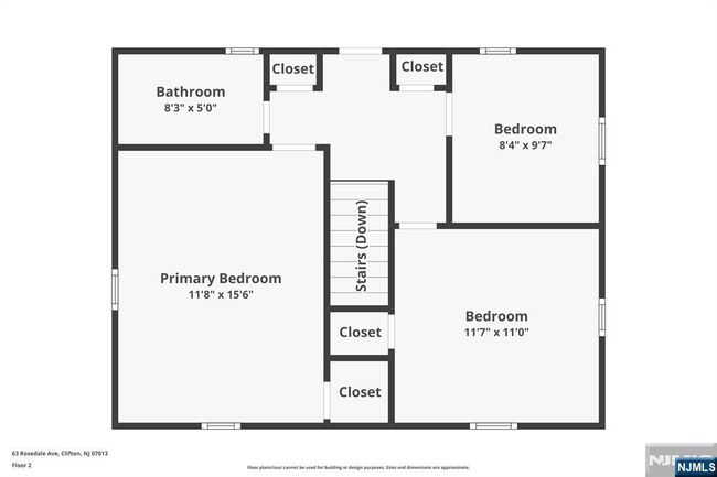 63 Rosedale Ave, House other with 3 bedrooms, 2 bathrooms and null parking in Clifton NJ | Image 42