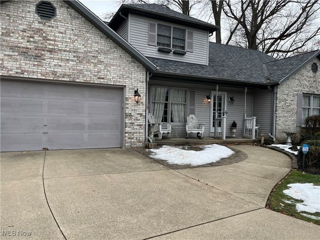 Walkway to Front Porch - paver patio under the snow | Image 47