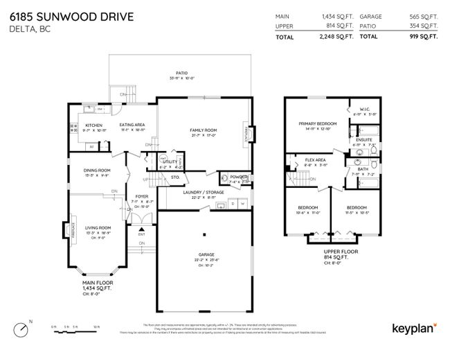 6185 Sunwood Drive, House other with 3 bedrooms, 2 bathrooms and 6 parking in Delta BC | Image 2