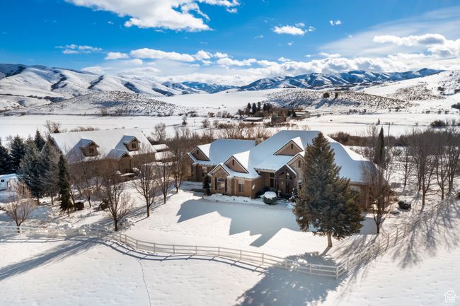 Snowy aerial view with a mountain view | Image 19