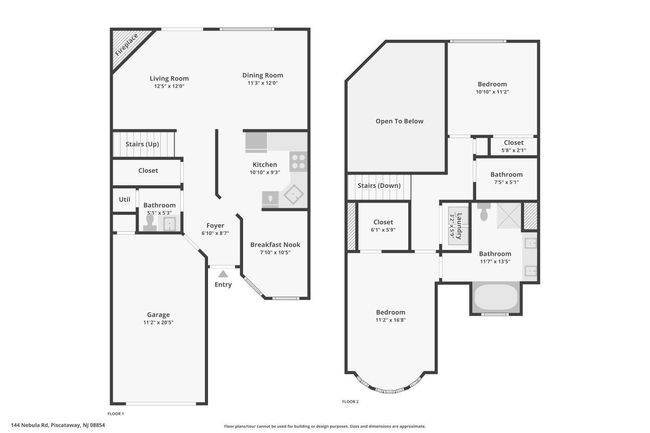 144 Nebula Rd, Townhouse with 2 bedrooms, 3 bathrooms and null parking in Piscataway NJ | Image 32