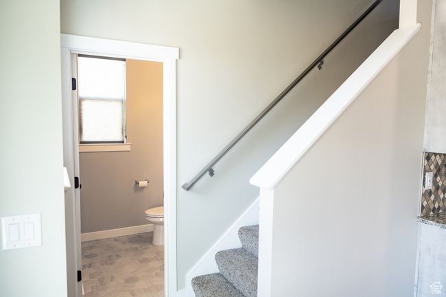 Stairs with baseboards | Image 23