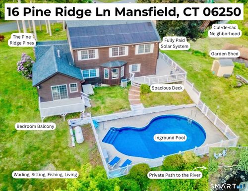 16 Pine Ridge Ln, Mansfield Center, CT, 06250-1622 | Card Image