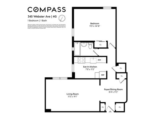 4g-345 Webster Ave, Brooklyn, NY, 11230-1435 | Card Image