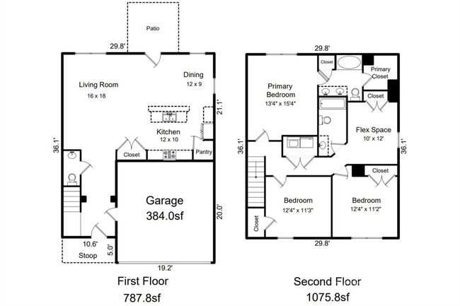 Measurements + floorplan for 137 Woodbridge Circle. | Image 31