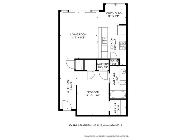 UNIT-123 - 384 Ralph Mcgill Blvd Ne, Condo with 1 bedrooms, 1 bathrooms and 1 parking in Atlanta GA | Image 32