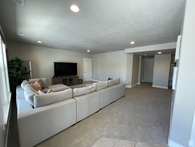 Living room with light carpet | Image 44