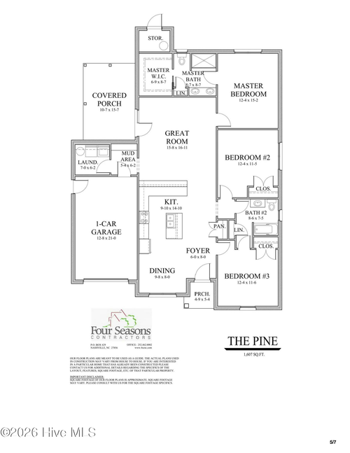 3012 Ashley Ct, Tarboro, NC, 27886-7719 | Card Image