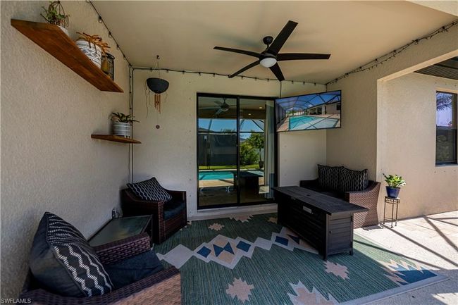 View of patio / terrace with ceiling fan | Image 24