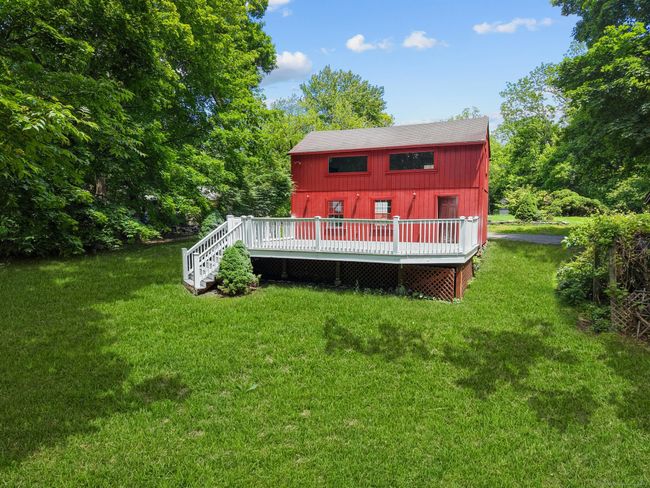 The barn has a deck that would make a great hangout! | Image 6