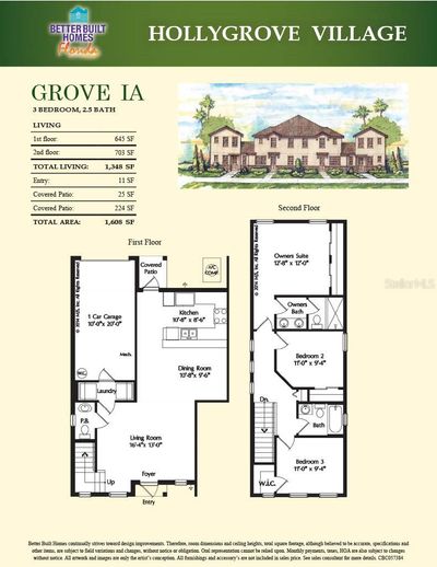 161 Holly Village Drive, Townhouse with 3 bedrooms, 2 bathrooms and null parking in Davenport FL | Image 2