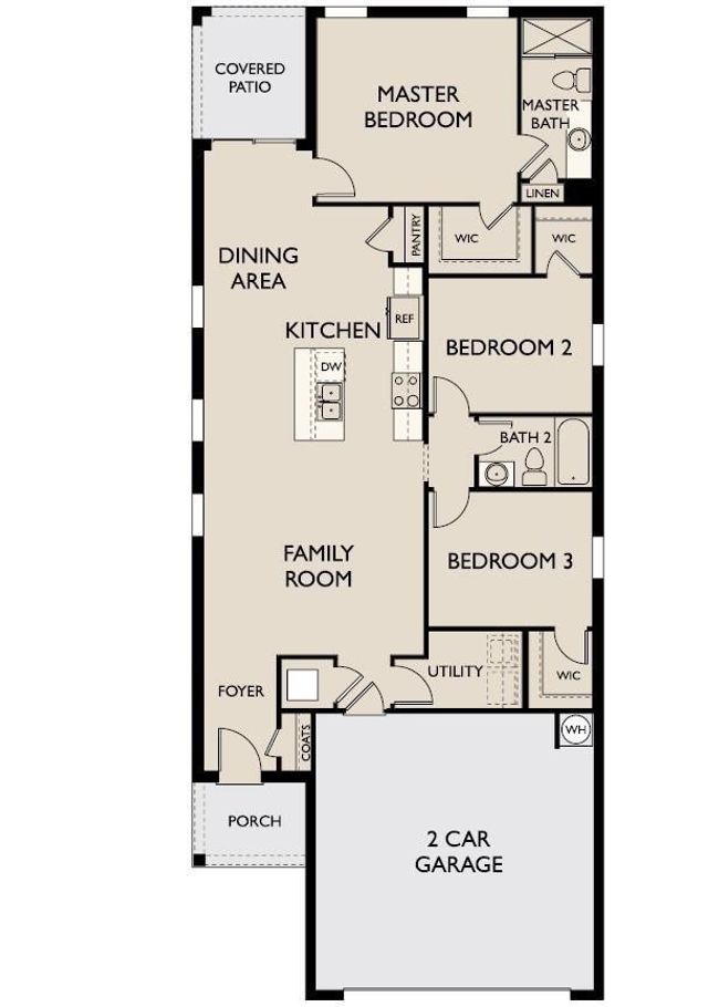 18773 Lucas Michael Way, House other with 3 bedrooms, 2 bathrooms and 2 parking in New Caney TX | Image 7