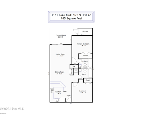 a5-1101 Lake Park Blvd S, Carolina Beach, NC, 28428-5640 | Card Image