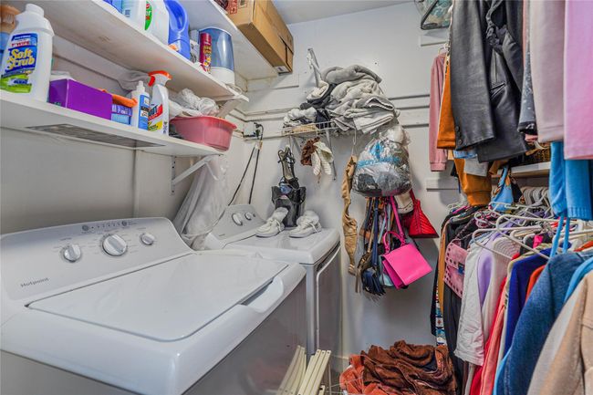 Laundry room with washing machine and dryer and laundry area | Image 13