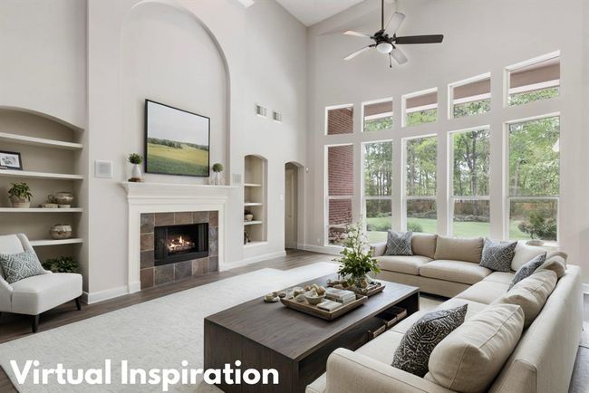 Just a change in furniture style gives a look at this spacious living room done virtually for your inspiration. | Image 11