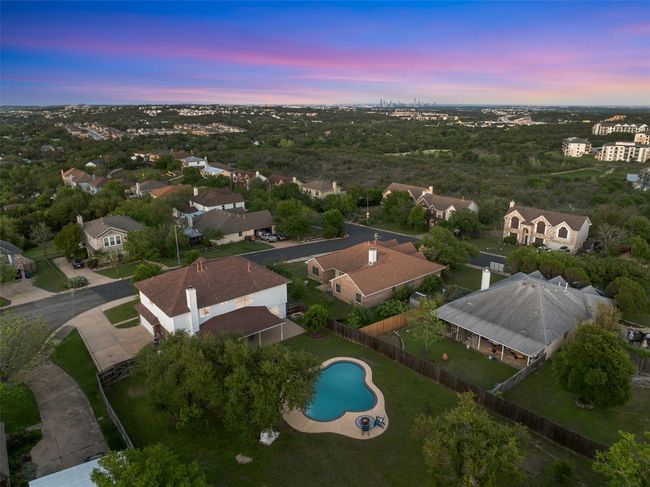 Aerial view at dusk with a residential view | Image 38