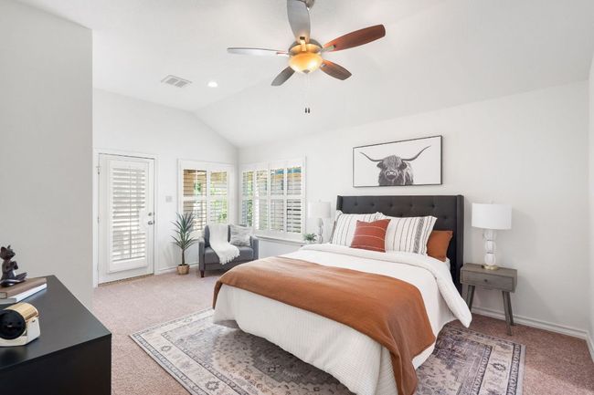 Primary suite opens to patio. | Image 9