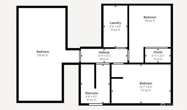Lower Floor Plan - 2 car attached garage not showing in floor plan | Image 18