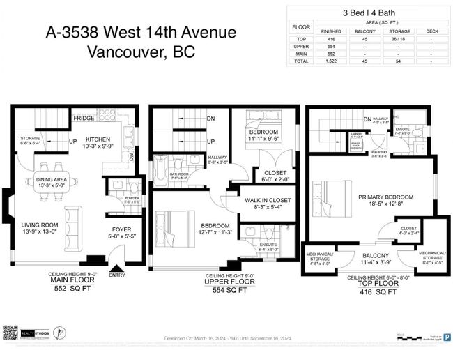 A - 3538 W 14 Th Avenue, Home with 3 bedrooms, 3 bathrooms and 1 parking in Vancouver BC | Image 36