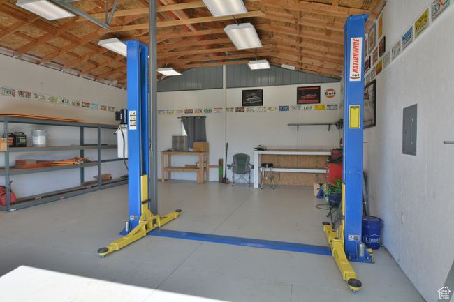 Garage featuring electric panel | Image 44