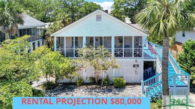 1105 Lovell Avenue, Home with 4 bedrooms, 3 bathrooms and null parking in Tybee Island GA | Image 1