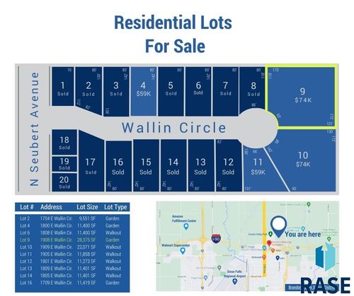 1908 E Wallin Cir Circle, Sioux Falls, SD, 57104 | Card Image