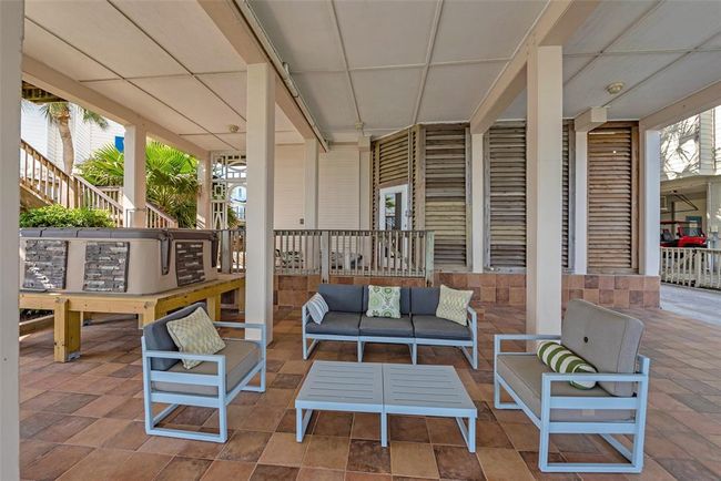 Another view of ground level patio. The hot tub is negotiable! | Image 46