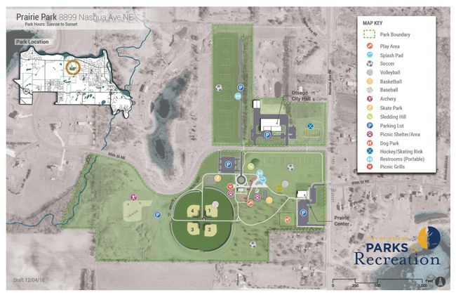 Otsego city Prairie Park has something for everyone - dog park, playground, sports courts, splash pad and archery range. | Image 27