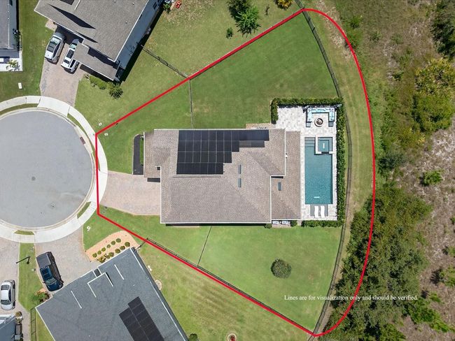 Aerial view with property outlined | Image 37