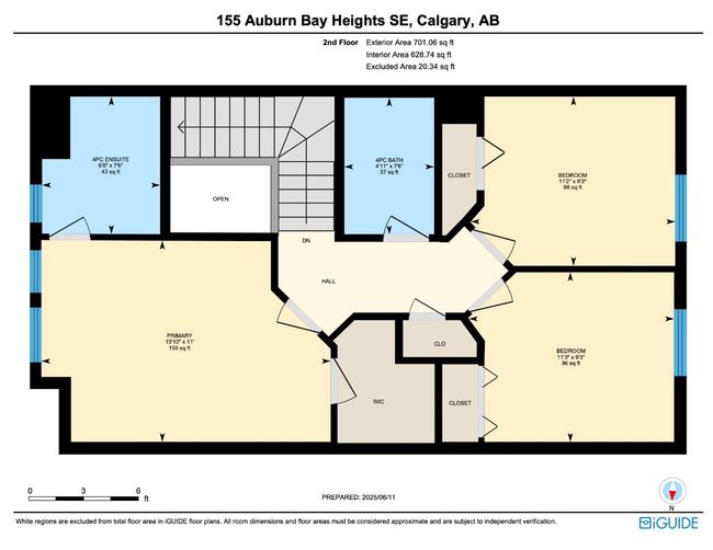 155 Auburn Bay Heights Se, House other with 4 bedrooms, 4 bathrooms and 2 parking in Calgary AB | Image 41