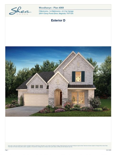29784 Brushy Gables, Magnolia, TX, 77354-7566 | Card Image