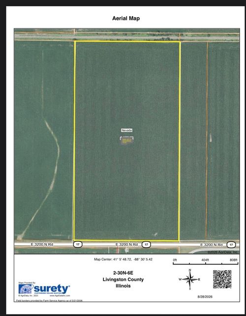 0 E 3200 North Road, Dwight, IL, 60420 | Card Image