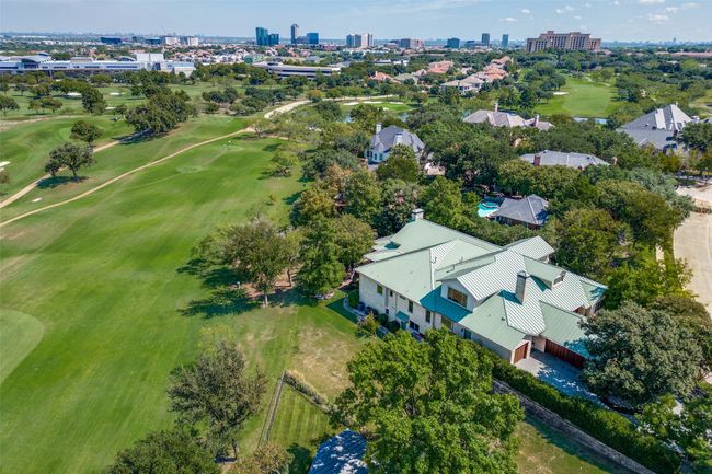 Aerial view of home and 11th fairway | Image 38