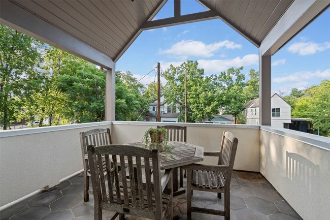 Balcony with outdoor dining area | Image 37