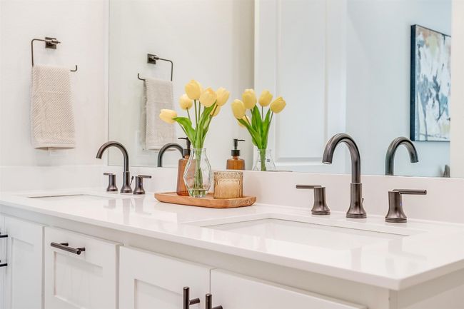Interior details featuring double vanity and a sink | Image 20