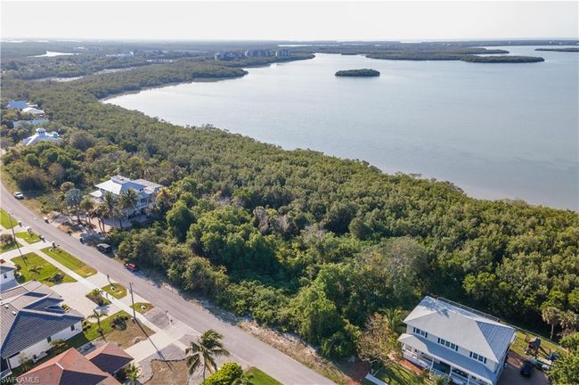 Drone / aerial view featuring a view of trees and a water view | Image 4