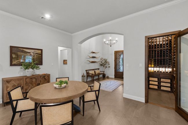 Dining space with view of the high-end wine room | Image 26