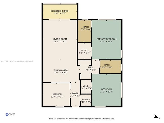 APT-404 - 2861 Somerset Dr, Condo with 2 bedrooms, 2 bathrooms and null parking in Lauderdale Lakes FL | Image 12