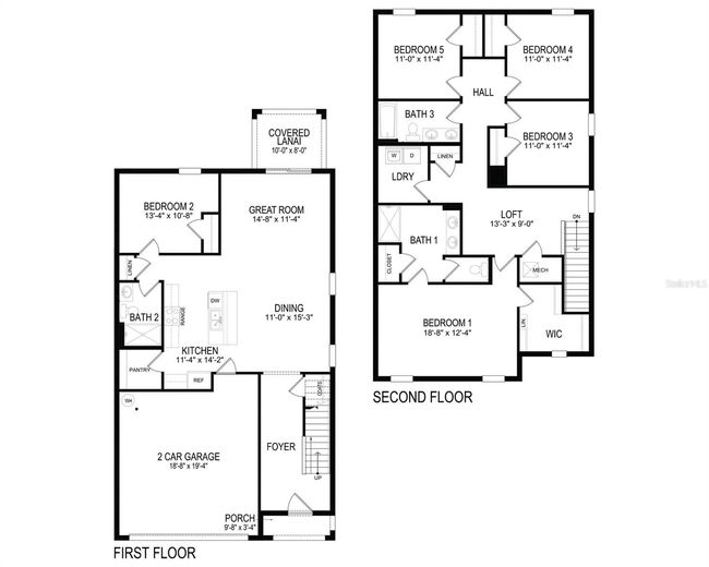 17381 Whiskey Creek Trail, House other with 5 bedrooms, 3 bathrooms and null parking in PARRISH FL | Image 14