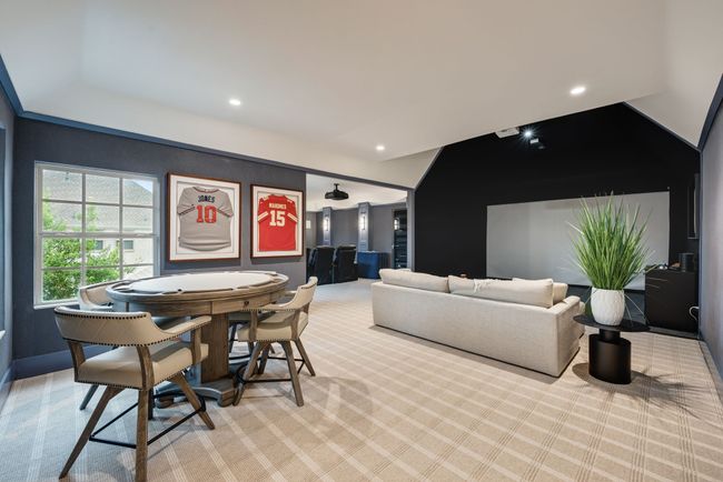 Dining room featuring light carpet and recessed lighting | Image 23
