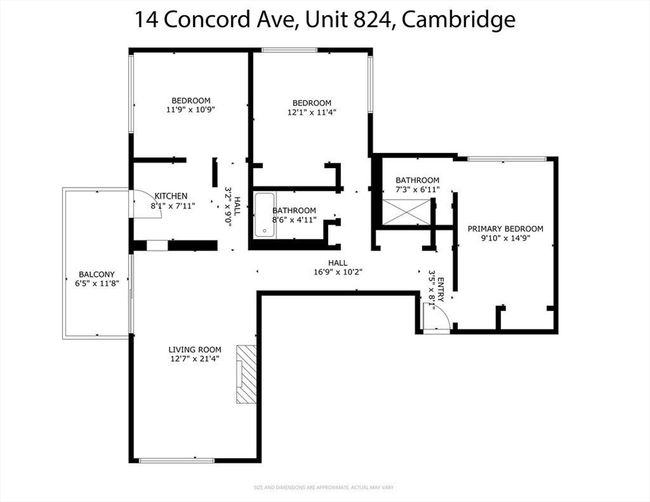 APT-824 - 14 Concord Ave, Condo with 3 bedrooms, 2 bathrooms and 1 parking in Cambridge MA | Image 22