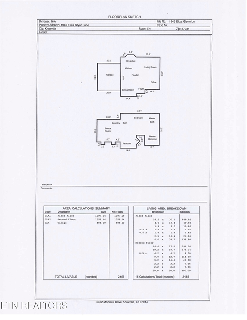 1945 Eliza Glynne Ln, Knoxville, TN, 37931-3683 | Card Image
